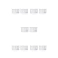 thumbnail image 1 of Bewildely Organizadores de bolsa de malla de almacenamiento para refrigerador Bolsa lavable Blanco 2PCS Type2 NO2, 1 of 6