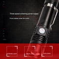 thumbnail image 3 of Linterna LED T6, linterna recargable con Zoom, linterna superbrillante para emergencias de Camping al aire libre, 3 of 6