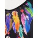 thumbnail image 3 of Top Cami de Talla Extra con Estampado de Pluma Rosegal  Camisetas sin mangas de talla grande, 3 of 5