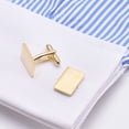 thumbnail image 4 of Cufflinks for Mens Unique Shirt Cuff Gift, Cufflinks Wedding Personalised Gifts Father Grandfather Dad - Style 1, 4 of 5