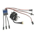 thumbnail image 4 of Motor sin escobillas Metal Gearbox ESC Kit Controlador de velocidad eléctrica para 1/12 RC Reparación de automóviles Reemplace los accesorios RC para Color negro t, 4 of 8