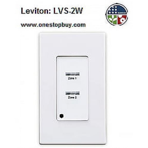 Leviton LVS-2W Low Voltage Pushbutton Station