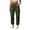 Army Green, variant on Cargo Pants for Women with Multi-Pocket Women's Solid Color Elastic Waist Multi-Functional Drawstring Work Pants Gray XS