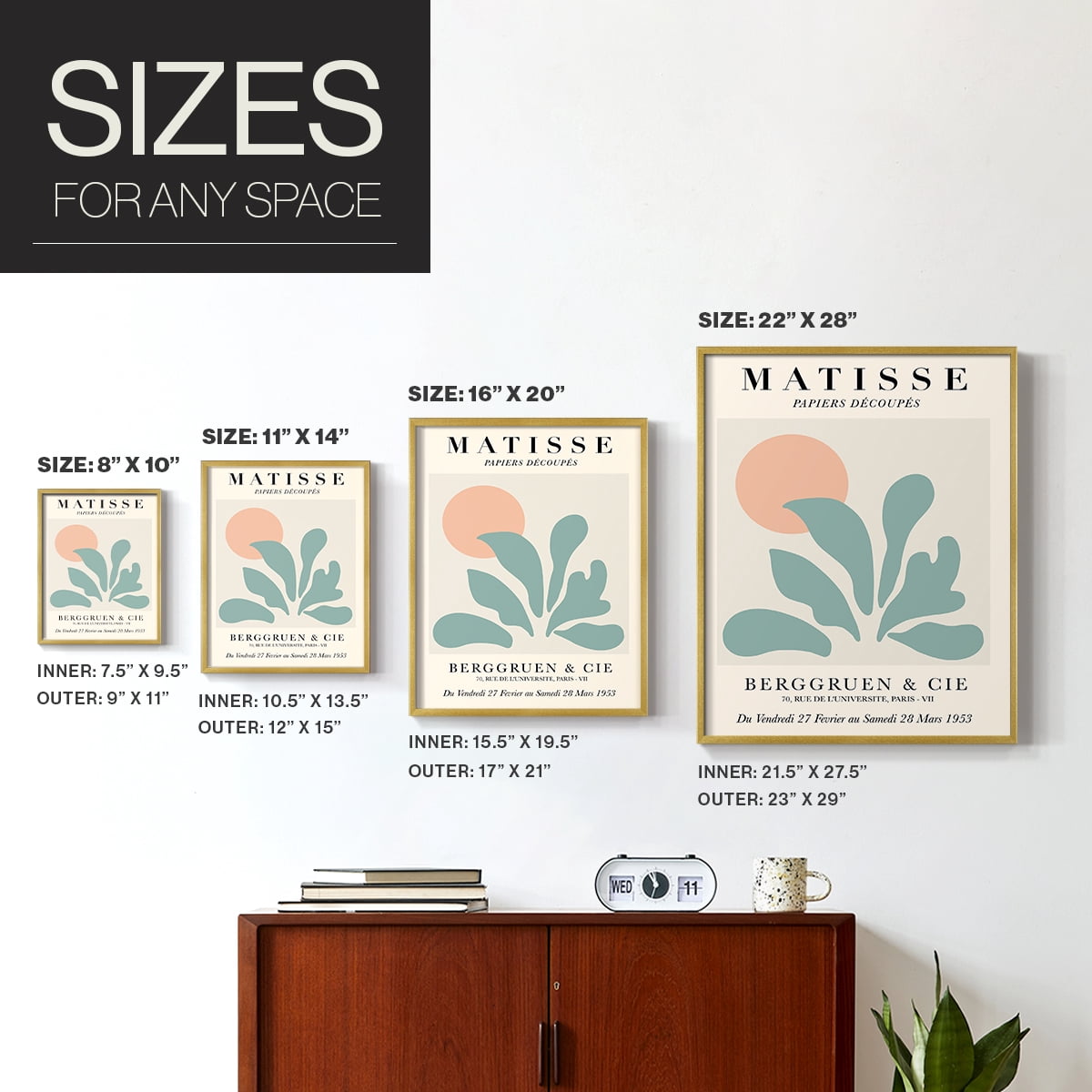 Matisse XCIII Framed Print - Solid Wood
