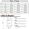 thumbnail image 3 of Bikinis for Women One Piece Leopard Print Strappy Back Swimsuits Plus Size Bathing Suits Tankinis Swimwear, 3 of 6