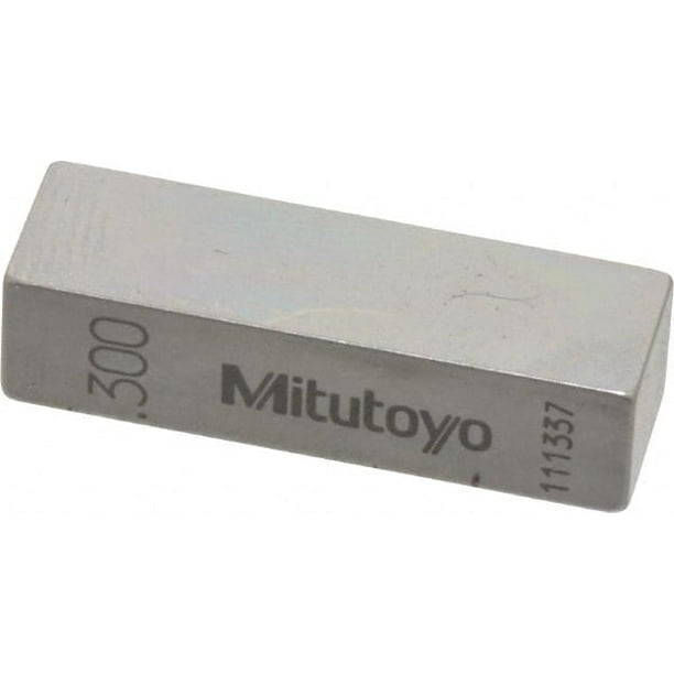 Mitutoyo 0.3" Rectangular Steel Gage Block Accuracy Grade AS1