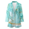 thumbnail image 4 of Veste de Costume Décontractée à Manches Longues Imprimée pour Femmes pour Affaires, 4 of 5