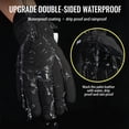 thumbnail image 3 of Advancent Guantes de esquí de nieve para hombre Terciopelo grueso Pantalla táctil impermeable Deportes al aire libre Cálido Ciclismo Ropa Deportiva, Zapatos negro SG, 3 of 6