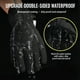 thumbnail image 2 of Toystoory Guantes de esquí de nieve para hombre Terciopelo grueso Pantalla táctil impermeable Deportes al aire libre Cálido Ciclismo Ropa Deportiva, Zapatos volteando negro L, 2 of 6