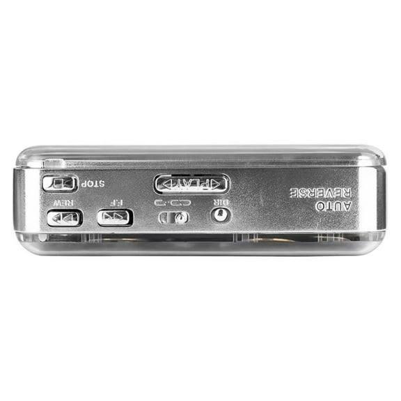 Portable Clear Stereo Auto Reverse Cassette Player Convert Tape to MP3 USB Converter Wheel Movement Speaker Accessories