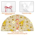 thumbnail image 7 of Cauagu 30" Christmas Tree Skirt Cute Bee Gnomes Pattern Christmas Tree Decorations Tree Mat for Xmas Decorations Occasion Holiday Home Decor -30", 7 of 7