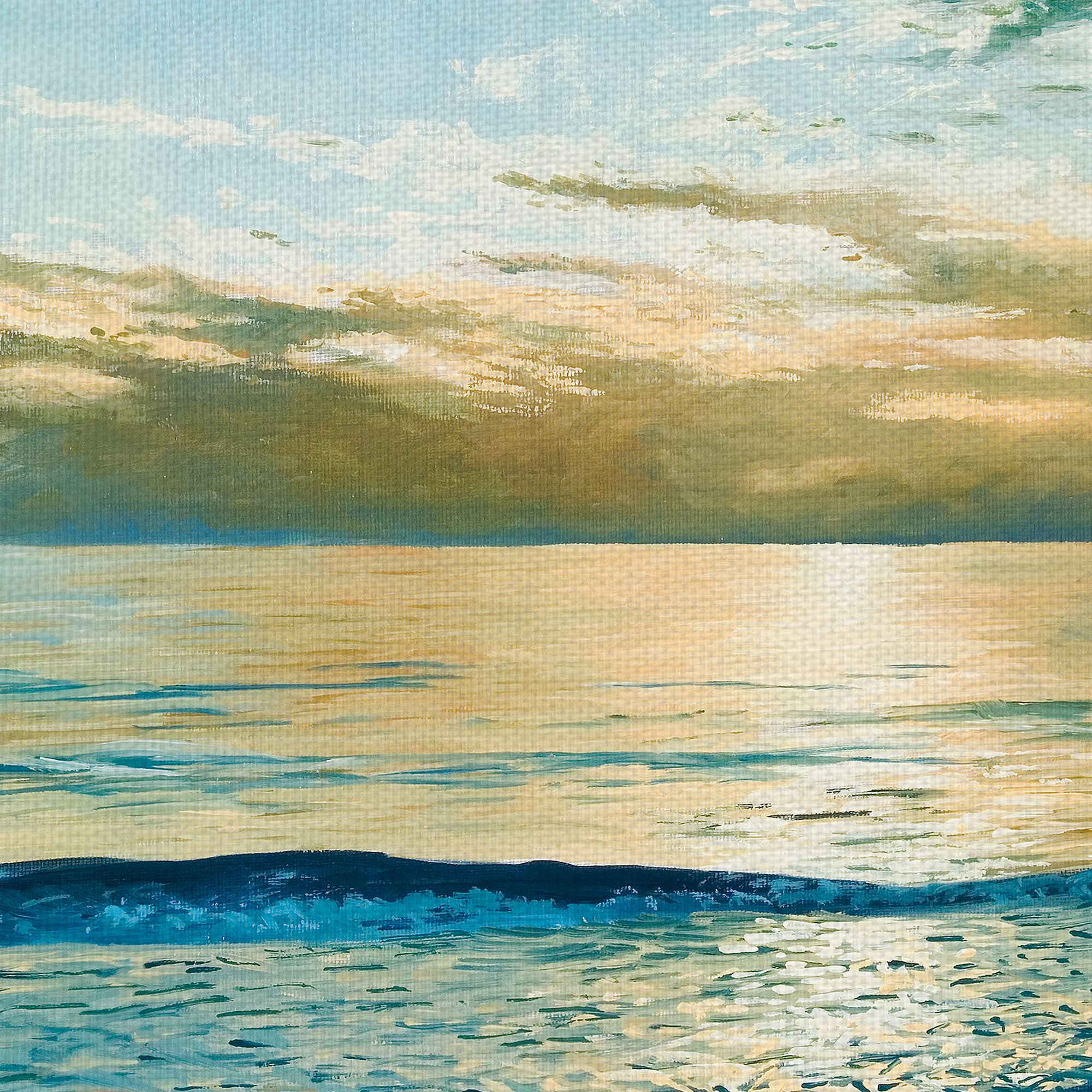 Masterpiece Art Gallery Island Dawn by Kent Sullivan Coastal Canvas Photo Art Print 24" x 48"