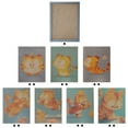 thumbnail image 3 of Pefilos 16" Replaceable Cat Scratching Board, 15 Pieces Cat Scratcher Pad with Cute Patterns, Gray, 3 of 7