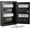 Black-40k(key Lock), variant on Key Storage Lock Box with Code, Locking Key Cabinet, 40 Key Holder Wall Mount with Combination Lock, Hooks & Tags Labels for Home, Office, Business, 2.5" D x 8.1" W x 12.1" H, White