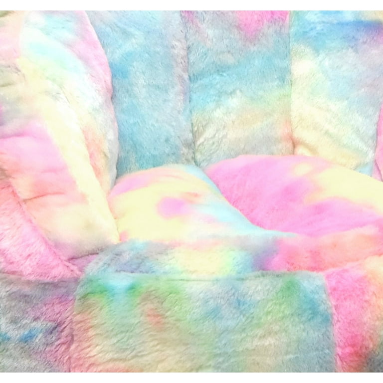 Heritage Club Bean Bag Chair Pastel Tie Dye Walmart