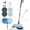 Mid White, variant on Steam Mop with Detachable Handheld Steam Cleaner, 10-in-1 Multi Accessories, Quick 10s Heat, 350ml and 2-Level Steamer for Cleaning Floor, Carpet, BBQ Grill, Tile, and Grout, Gray
