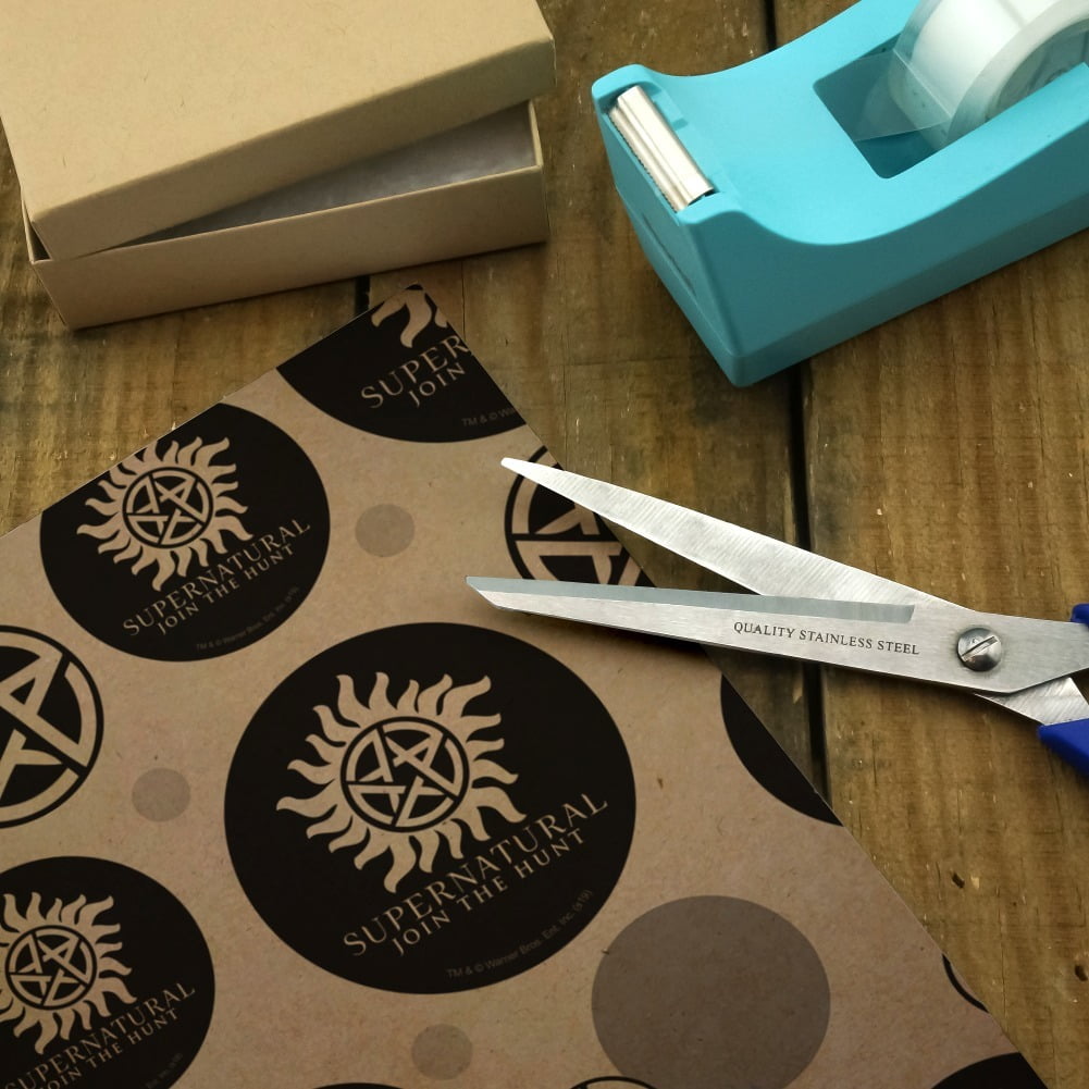 Supernatural Anti Possession Symbol Premium Kraft Gift Wrap Wrapping Paper Roll