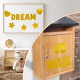 thumbnail image 5 of Sinekong 20 Sheets Bulletin Board Letters, 4 Inch Gold Letter Stickers Large Alphabet Stickers for Classroom Mailbox Craft, 5 of 9