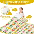 thumbnail image 3 of Pioneer Flower Floral Print Pattern Toddler Nap Mats for Kids Preschool,Sleeping Mat Bag or Kids,Toddler Sleeping Bag,Toddler Nap Mat or Daycare, 3 of 6