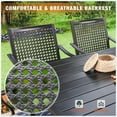 thumbnail image 3 of Sophia&William Metal Patio Dining Swivel Chairs Outdoor Chairs cwith Seat Cushion Set of 2, Beige, 3 of 6