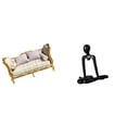 thumbnail image 1 of Escultura De Sofá En Miniatura De Madera, Figura Abstracta De Pensador, Adorno De Mueble De Simulación Artesanal Para Casa De Muñecas, Mesa, Dormitorio, Estantería, Armario, 1 of 8
