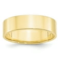 thumbnail image 1 of 10K Yellow Gold 6mm Light Weight Flat Band Size 11, 1 of 3