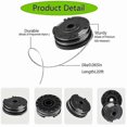 thumbnail image 4 of 4Pcs F016800351 Mower Spool Set for Bosch ART 30-36 LI ART 30 ART 27 ART 24 Grass Trimmer Spool, 4 of 5