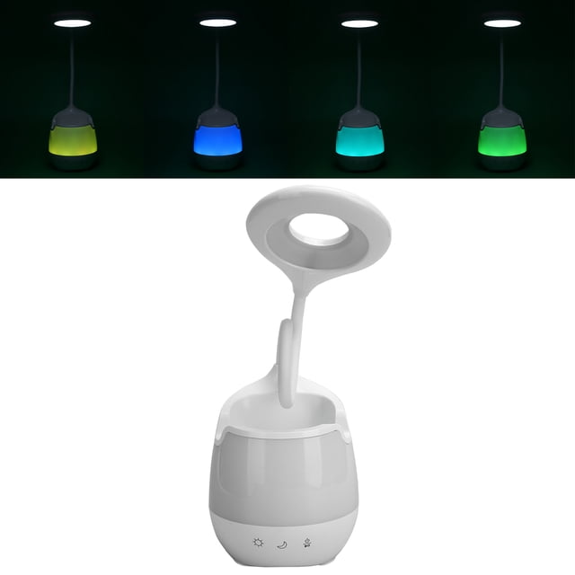 Table Lamp Speaker, Speaker 1200mAh Battery Table Light for Study Room for Bedroom