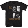 thumbnail image 2 of Godfather Power Respect Black Adult T-Shirt, 2 of 3