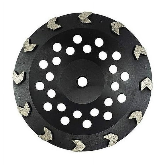 Benchmark Abrasives 7-inch Arrow Type Diamond Grinding Cup Wheel 5/8"-11 Arbor