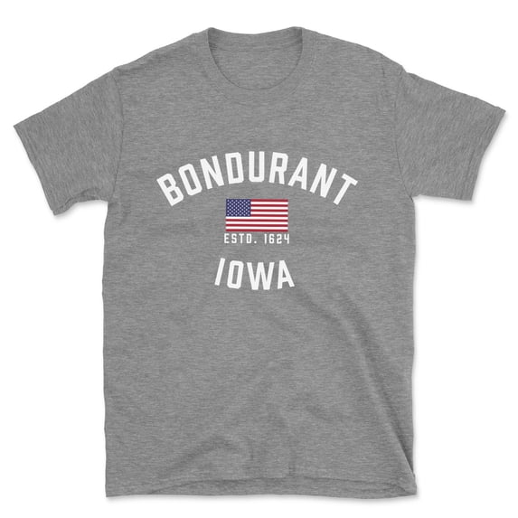 Bondurant Iowa Patriot Men's Cotton T-Shirt