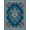 Blue Multi, Pattern 4, variant on Design&I 8'x10' Washable Area Rug Snag-Free Themed Nautical Seashell Motif Minimalist Lobster Ocean Turtle Refined for Dining Room, Large Office, Lounge