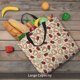 thumbnail image 5 of Easygdp Valentine'S Day Rose Bolsa Tote para Mujer, Bolso de Hombro para Trabajo, Playa, Viajes, Compras y Supermercado, 5 of 7