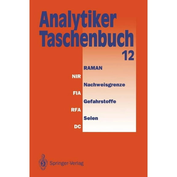 Analytiker-Taschenbuch Analytiker-Taschenbuch, Book 12, (Paperback)