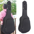 thumbnail image 1 of Bolsa para guitarra acústica de 40 y 41 pulgadas, suave, portátil, impermeable, con bolsillo grande, acolchada y protectora, mochila para guitarra., 1 of 10