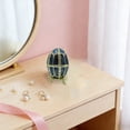 thumbnail image 4 of Flip Top Enamel Egg Jewelry Ring And Earring Storage Light Home ., 4 of 6