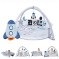 thumbnail image 1 of Play Mat & Play Gym Aila+Aiden 6 en 1 XL para bebé Space Grey, 1 of 5