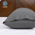 thumbnail image 5 of Bare Home Body Pillowcase - Envelope Closure - Ultra Soft - Double Brushed - Gray, 5 of 7