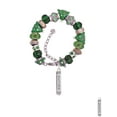 thumbnail image 2 of Mother Daughter Friends Forever Bar Green Christmas Bead Bracelet, 2 of 4