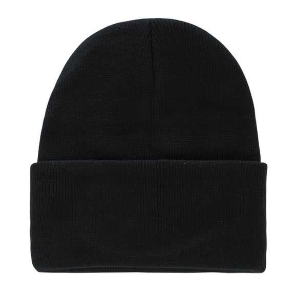 Decky 186 Acrylic/Polyester Long Beanies Hat-Black