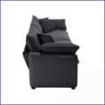 thumbnail image 2 of 2-Piece Modern Living Room Sofa Set – 2-Seater + 3-Seater Deep Seat with Plush Corduroy & Memory Foam Cushions | Grey | Corduroy | Cushion Back, 2 of 17