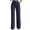 Dark Blue -BL12, variant on Dwellite Womens Dress Pants Business Casual Wide Leg Office Work Slacks Stretchy Straight High Waisted Trousers Beige S