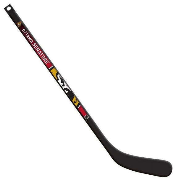 NHL Ottawa Senators Ultimate Player Composite Mini Stick Left Handed - White Or Black, NHL Ottawa comp mini stick