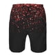 thumbnail image 3 of Balery Red Glitter1 Traje de Baño Estilo Hawaiano para Hombre, Shorts de Secado Rápido con Bolsillos-Small, 3 of 6