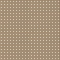 thumbnail image 1 of Ahgly Company Indoor Square Patterned Sienna Brown Novelty Area Rugs, 3' Square, 1 of 6