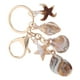 thumbnail image 2 of WORGEOUS Llavero náutico con dijes de conchas marinas, llavero con temática oceánica, llavero náutico, llavero de playa para bolsos, mochilas, monederos, 2 of 7