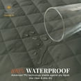 thumbnail image 3 of Lux Decor Quilted Fitted Waterproof Mattress Pad King Size – Mattress Protector with Deep Pockets - Soft Breathable Mattress Topper - Noiseless and Comfortable (Grey, 78"x 80"), 3 of 10