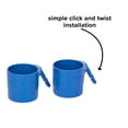 thumbnail image 5 of Diono Car Seat Cup Holders for Radian, Everett and Rainier Car Seats, Pack of 2, Blue Sky, 5 of 11