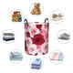 thumbnail image 4 of Fotbe Rose Cesto de Ropa con Asas, Cesto Impermeable de Gran Capacidad, Bolsa de Lavado para Dormitorio, Cesto de Ropa con Ruedas y Asas-Small, 4 of 6