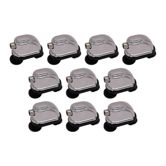 lionlar Coussinets de Tambour Espacement des Trous 26mm Réparation d'Instruments de Musique Oreilles de Tambour Robustes 10 Pcs